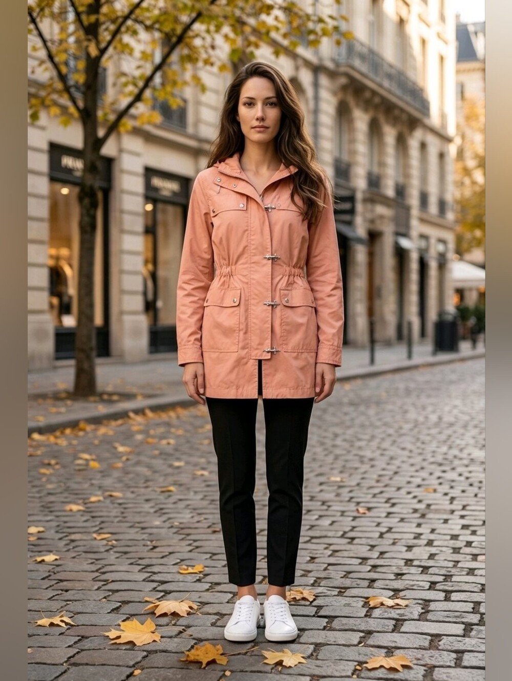 J. Crew Lightweight Utility Raincoat Jacket Blush Peach Size Small